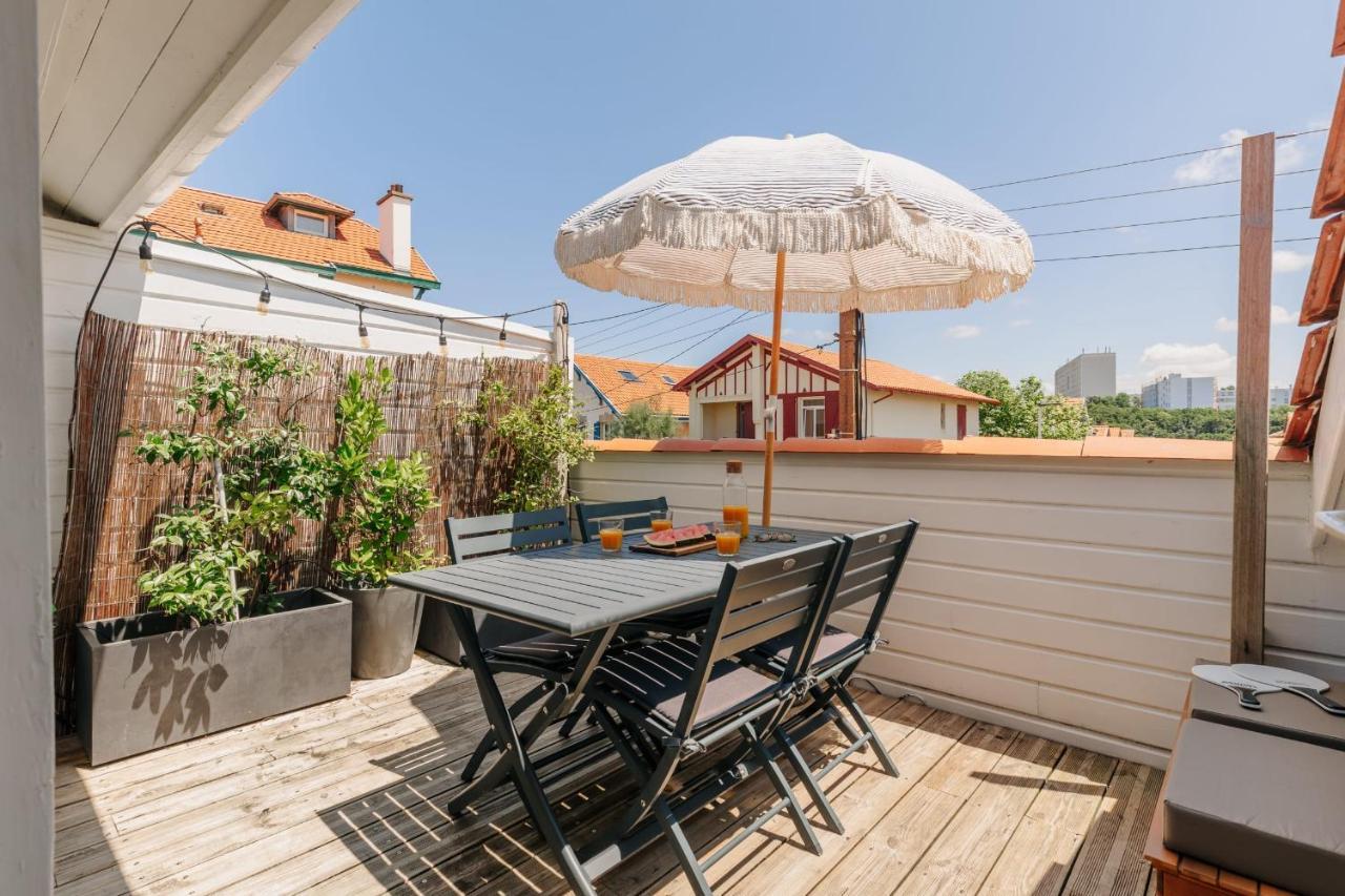 דירות ביאריץ Little Bibi Terrace - Cote Des Basques And Private Garage מראה חיצוני תמונה