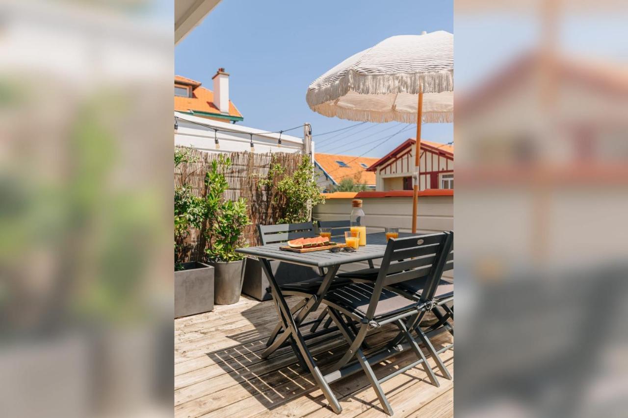 דירות ביאריץ Little Bibi Terrace - Cote Des Basques And Private Garage מראה חיצוני תמונה